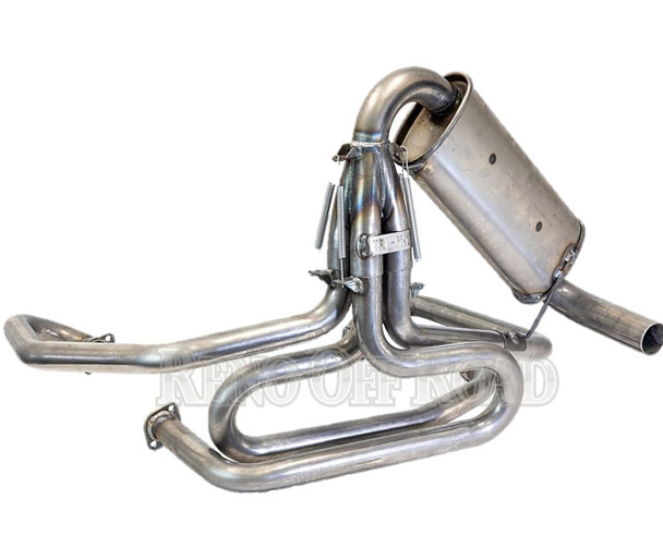 VW Off Road Exhaust | 1-1/2 or 1-5/8" Tube | w. U-Bend Collector