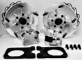 Jamar Performance | VW Rear Brake Kit | 2 Piston Calipers And 10" Rotors For Long Axle Swing Axle Or IRS