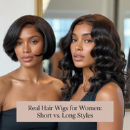 Short vs Long Real Hair Wigs for Women: What Suits You Best?