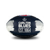 Fourth view of the Size 2 Carlton Song Football by Sherrin.