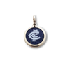 Official Carlton Pet Tag by Trofe, featuring the club logo and engravable back.