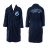 Official Carlton Youth Robe by Licensing Essentials, in navy blue.