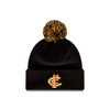 Front view of the Carlton New Era Wheat Knit beanie.