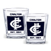 Official Carlton Spirit Glasses (2-pack) by Licensing Essentials, in gift box.