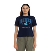 Front view of the W24 Carlton Womens Printed Pop Tee by NAR.