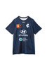 Front view of the 2024 Cotton On S9 Womens Training Tee for Carlton AFLW.