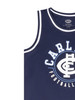 Close-up of the logo on the Youth Mesh BBall Singlet. Close-up of the logo on the Youth Mesh BBall Singlet.