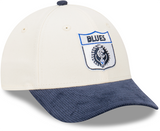 Angled back view of the Carlton New Era Youth 9Twenty 2-Tone Cord cap.