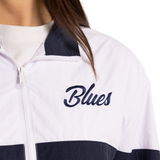 Back view of the W24 Carlton Womens Script Windbreaker.