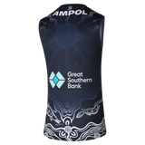 Back view of the 2024 Carlton PUMA Womens Indigenous Guernsey.