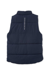 Back view of the 2024 Cotton On S9 Unisex Vest for Carlton AFLW support.