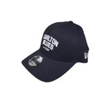 Side view of the Carlton New Era Blues Arch 9Forty cap.