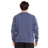 Back view of the Carlton Mens Multi Logo Crew sweatshirt.