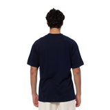 Back view of the 2025 Carlton Men's Wordmark Tee.