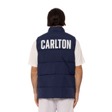 Back view of the 2025 Carlton Adults Down Vest.