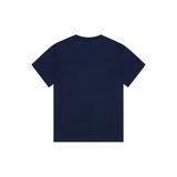 Back view showing player name and number on the Kids Landmark Tee (Cripps).