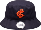 Front view (Side 1) of the 2025 New Era Carlton Respects Reversible Bucket Hat.
