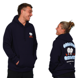 Back view of the 2025 Adult Carlton Respects Hoodie.