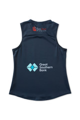Front view of the 2025 Cotton On S10 Women's Home Guernsey for Carlton AFLW.