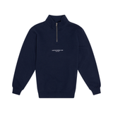 Close-up of the subtle Carlton logo embroidery on the Women's Signature 1/4 Zip.