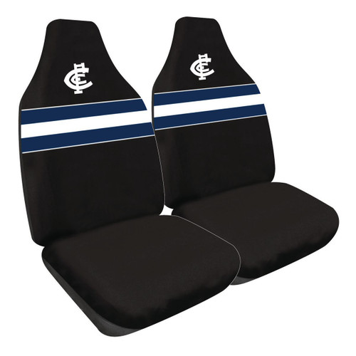 Carlton Car Seat Covers 2-pack by Sperling, shown fitted onto a car seat.