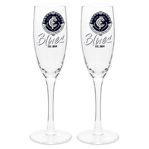 Carlton Set of 2 Champagne Glasses