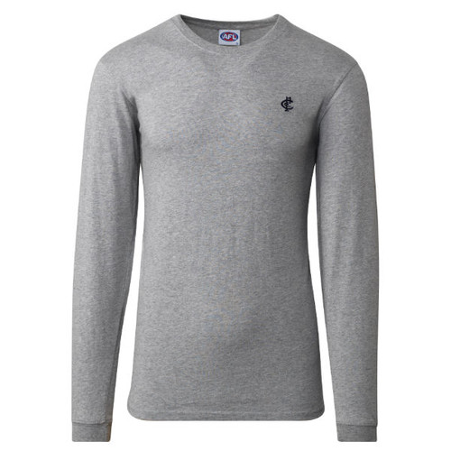 Carlton CFC Collection Long Sleeve Tee - Grey - Mens