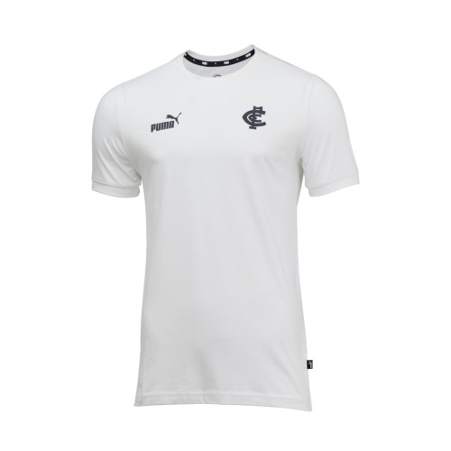 Carlton 2020 PUMA Culture White Tee - Youth