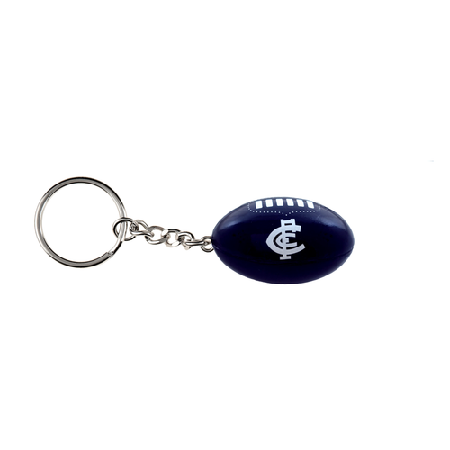 Carlton Ball Keyring by Trofe, shaped like a miniature football.