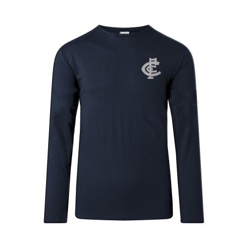 Carlton Mens Big Logo Long Sleeve Tee