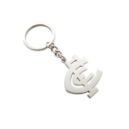 Official Carlton Monogram Keyring by Trofe, shown in packaging.