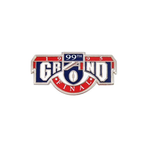 Official Carlton '95 AFL Grand Final collectible dual lapel pin by Trofe. Official Carlton '95 AFL Grand Final collectible dual lapel pin by Trofe.