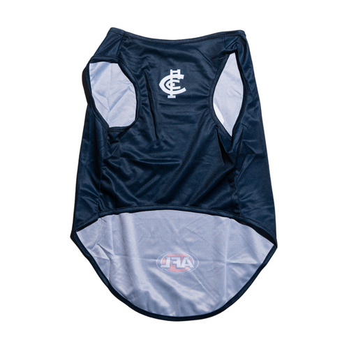 Front view of the official Carlton Pet Guernsey by The Stubby Club.