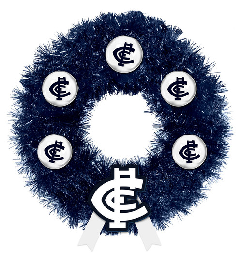 Official Carlton Christmas Wreath decoration by Licensing Essentials.