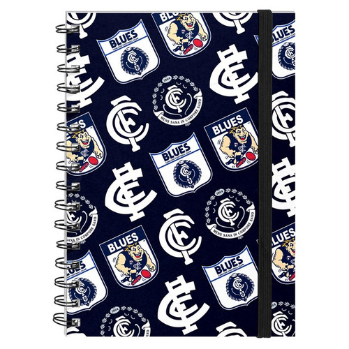 Official Carlton Heritage Hard Cover A5 Notebook by Licensing Essentials.