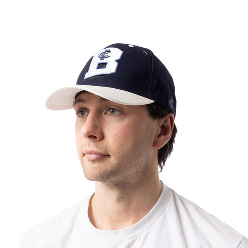 Front view of the Carlton Letter Graphic Cap (Dad Hat) by NAR.