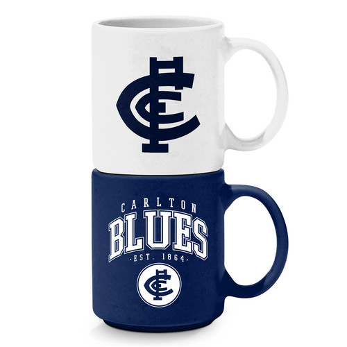 Official Carlton Stackable Mugs set by Licensing Essentials.