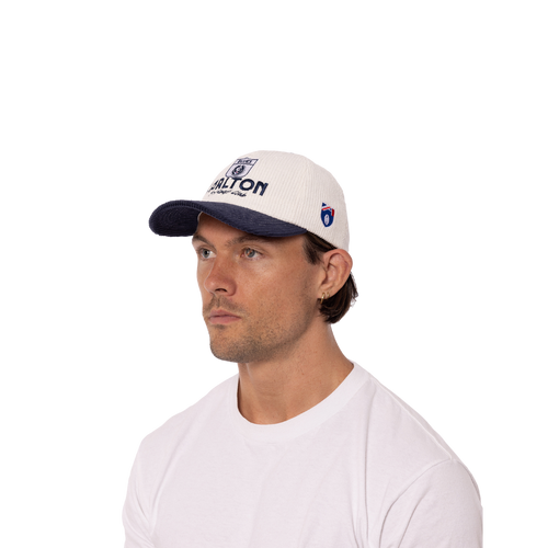 Front view of the 2025 Carlton Throwback Cord Cap by NAR.