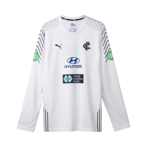 2026 PUMA Men's LS Training Tee - White