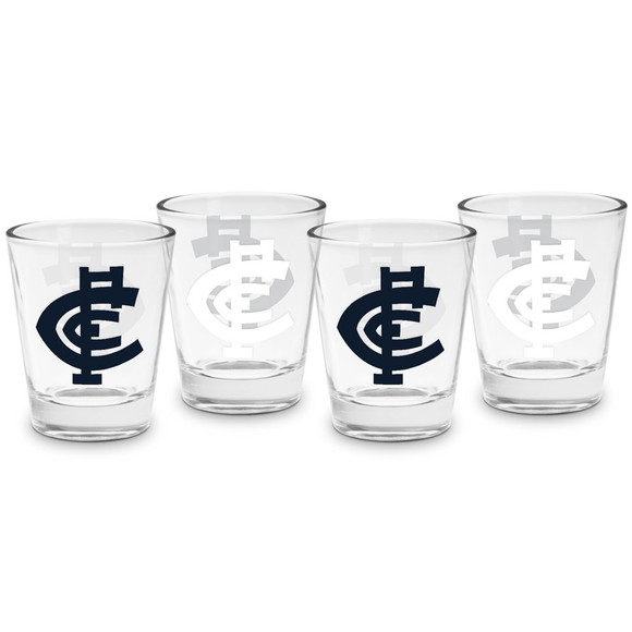 Official Carlton Shot Glasses (4-pack) by Licensing Essentials.