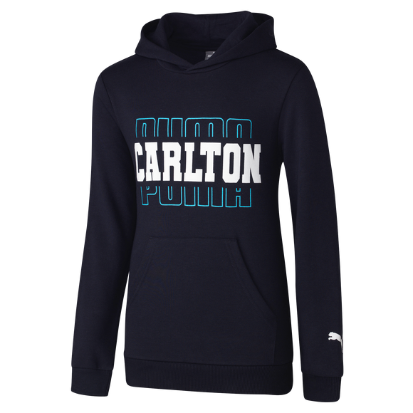 Front view of the Carlton PUMA Unisex Bold Graphic Hood (Hoodie).