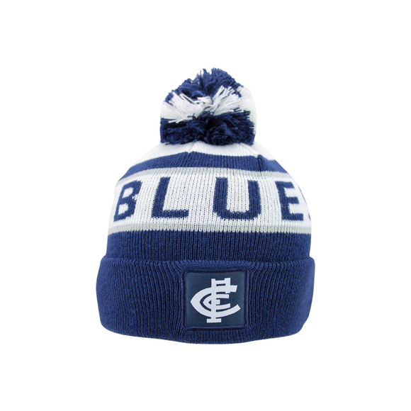 Official Carlton Youth Beanie by Sekem.