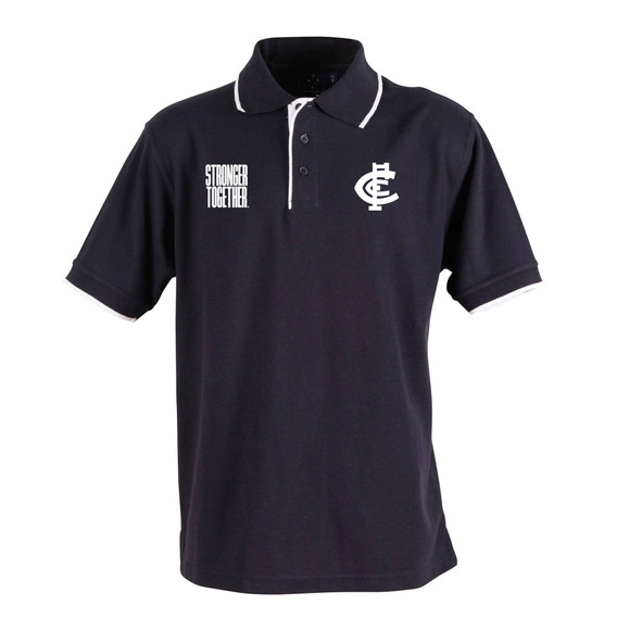 Front view of the Carlton 'Stronger Together' Adult Polo by NAR.