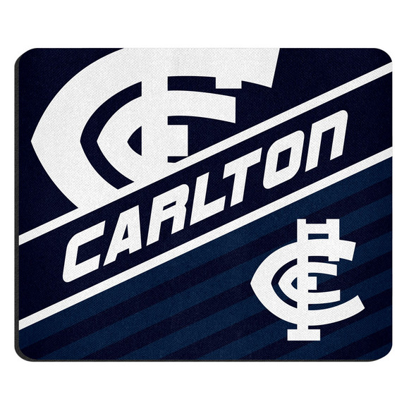 Official Carlton Mouse Mat by Licensing Essentials with anti-slip base.
