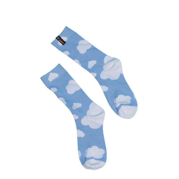 Official 2025 Youth Carlton Respects Socks (Size 3-7) in Cloud white by NAR.