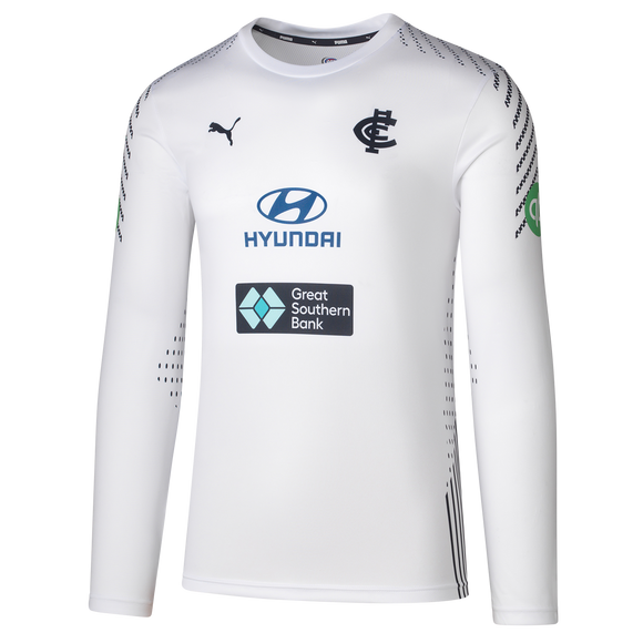 2026 PUMA Men's LS Training Tee - White