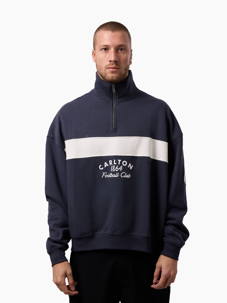 Carlton Retro Quarter Zip Crew - Adult - Unisex