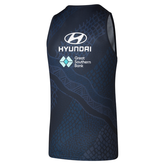 Back view of the 2024 Carlton PUMA Mens Training Singlet.