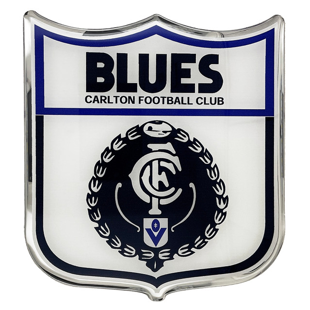 Official Carlton Fan Emblem Retro Logo Decal sticker.