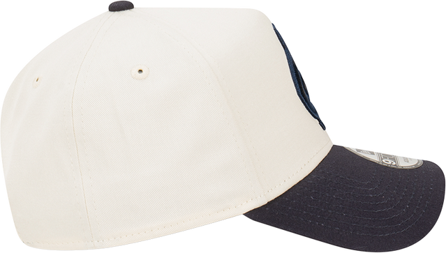 Right side view of the Carlton New Era 9Forty A-Frame Chrome 2-Tone cap.